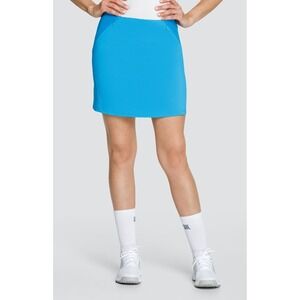 TAIL White Label Golf Skort‎ Women's Sz S Bali Blue 17" Pull On Athletic NWT $70